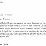 Avis google 5 étoiles à la suite d'un accident de moto